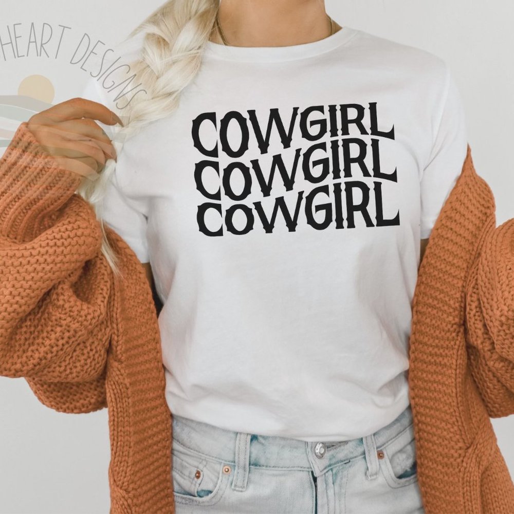 Boho Cowgirl Graphic T-shirt Western Cowgirl Graphic Shirt